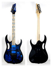 Guitare électrique Ibanez JEM77P Steve Vai Signature Blue Floral Pattern from...