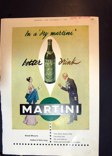 Old martini dry mixer spink - martini,