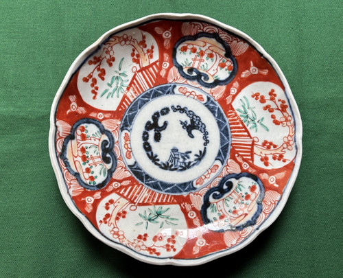 Assiette imari japon xixème - assiette,