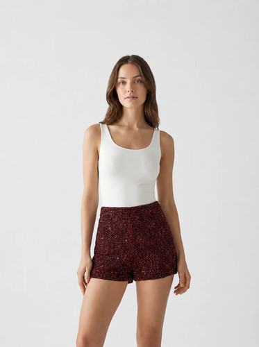 Short maha bordeaux antik - short,