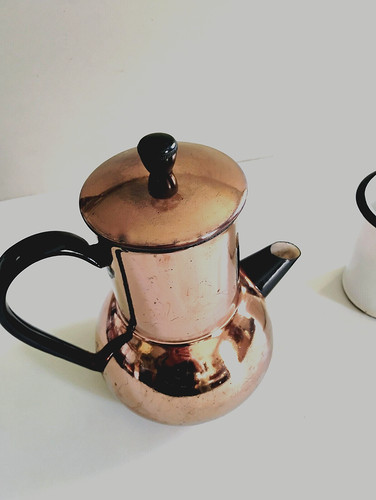 Cafetière cuivre interieur - cafetière,
