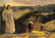 Reproduction de peinture,  "Cape Ann",  Leon Kroll,  1934    /   15 x 20