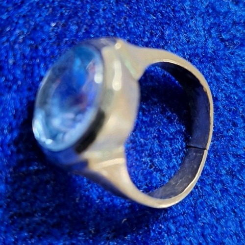 Bague chevalière couleur