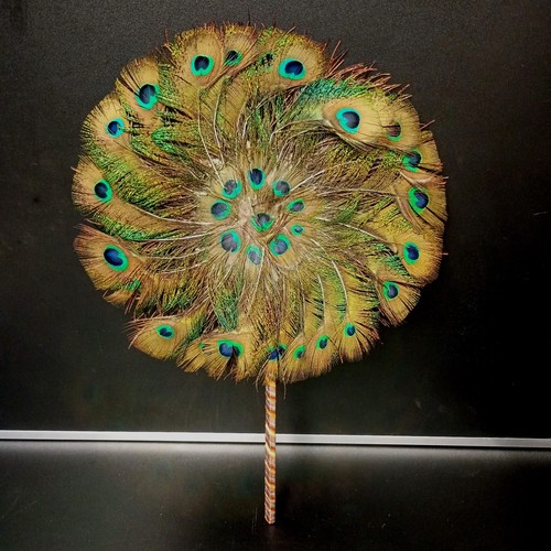 éventail ancien plumes - ancien, de
