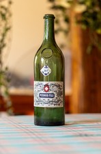 Antique Pernod Fils Aniseed Liqueur Bottle Vintage French Bottle 1920s Bistro