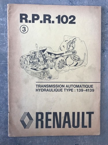Manuel réparation rpr102 - manuel, de