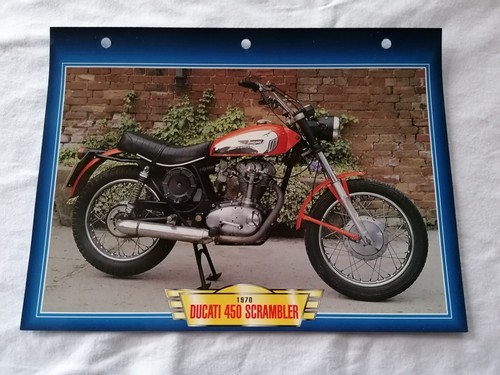 Ducati 450 scrambler - scrambler, fiche
