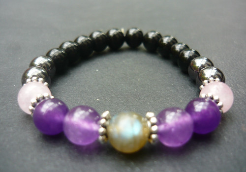 Bracelet perles labradorite - bracelet,