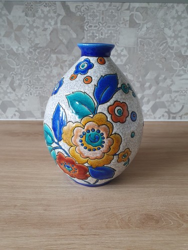 Boch frères keramis vase - keramis,