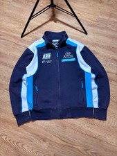 Vintage BTCC Team BMR Subaru Levorg Racing Zip Jacket Blue White Men's Size L
