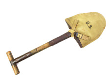 1910 US SHOVEL dated 1943 with case - US ARMY WW2 (original material)