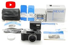 [TOP MINT in Box] Konica Hexar AF 35mm Rangefinder Film Camera Flash Case JAPAN