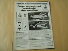 1980 Advertising Synometric Your Round Belly Flat Hard Belly Advertising