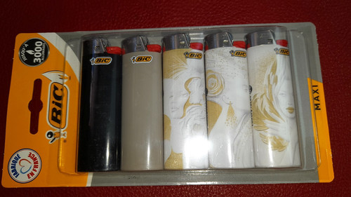 Lot briquets bic maxi - 5,