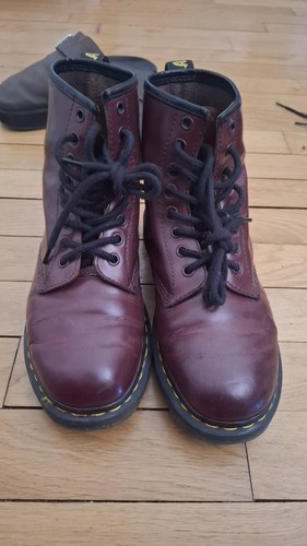 Martens cuir bordeaux - dr.,