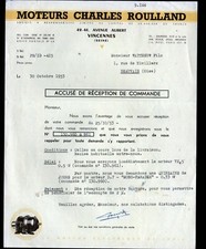 VINCENNES (94) FACTORY of ELECTRIC MOTORS "Charles ROULLAND" in 1953