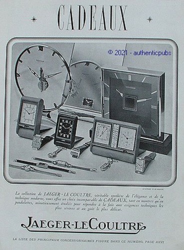 Publicite jaeger lecoultre - jaeger,