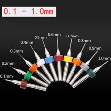 10x 0,1-1,0mm PCB forets alliage Micro-outil forage sculptures circuits imprimés