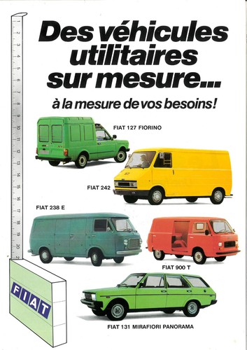 Catalogue brochure fiat gamme - fiat,