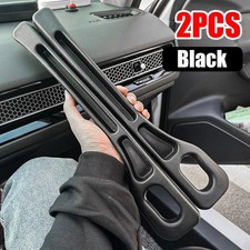 2pcs Universal Black Car Seat Gap Gap Filler Pad EVA Seat Gap Filler