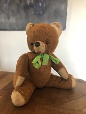 OLD SMALL TEDDY BEAR, STRAW PADDING