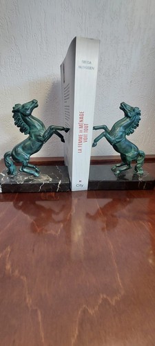 Paire serre livres chevaux - paire, de