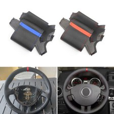 Perforated Microfiber Leather Steering Wheel Cover For Renault Clio 3 RS 05-2013