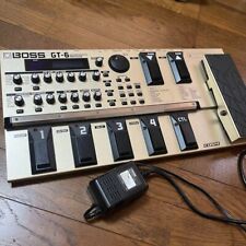 Pédale d'effet Boss GT-6 multi-effets pour guitare avec adaptateur secteur in...
