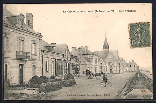 Cpa chapelle sur loire - la, chapelle-sur-loire,