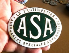 Ancienne plaque calandre