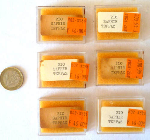 Lot saphirs teppaz 210 - de,
