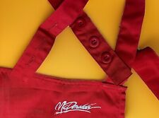 McDonalds McDonald's Mcdo Collector Kitchen Cooking Apron Red Kitchen Apron