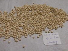 SUPER PRIX lot de 1000 perle très ancienne en os de bovin 5 mm old bone beads