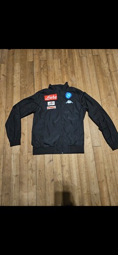 Veste ssc napoli noire zippée - veste,