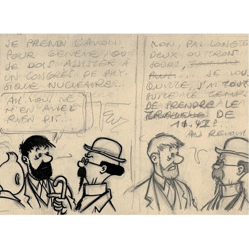 Carte postale moulinsart - carte,