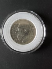 RARE PIECE 2 FRANCS LEOPOLD II ROI DES BELGES ARGENT 1868 - QUALITE B+