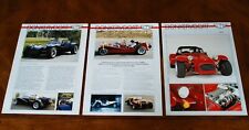 Donkervoort S8AT trio of leaflets, Prospekte, 1988 (English/German text)