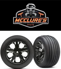Traxxas Electric Front Black Chrome Wheels Alias Tires 3771A RC 1/10 Nitro Rear