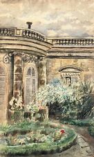 Bassin Dans Un Parc, Aquarelle