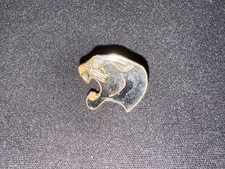 (V7) VINTAGE ENAMEL BADGE PINS COLLECTION ANIMAL LOGO BLACK PANTHER