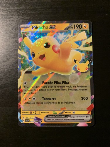 Carte pokémon pikachu - carte,