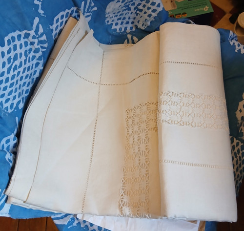 Drap ancien lin - ancien, en