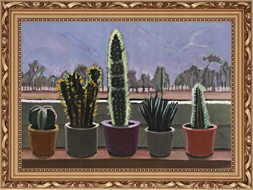 Tableau huile moderne still - tableau,