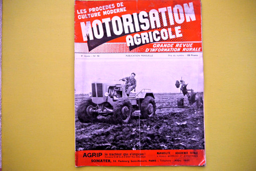 Motorisation agricole 9 - ,,