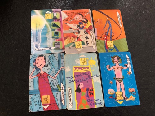 France lot de 6 - de,