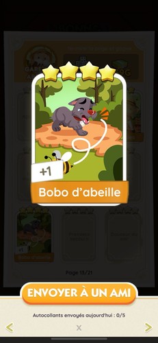 Bobo abeille carte - bobo, d’abeille