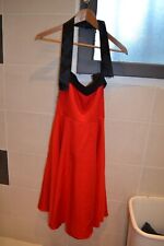 robe de cérémonie femme, rouge et noire, au genou,  tailleXL, très bon état