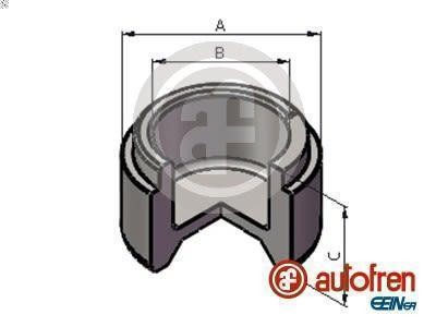 Piston étrier frei - étrier, de