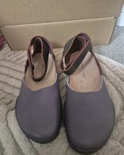 Trippen Combine Taube 36 cuir violet gris mauve design éthique confort Germany