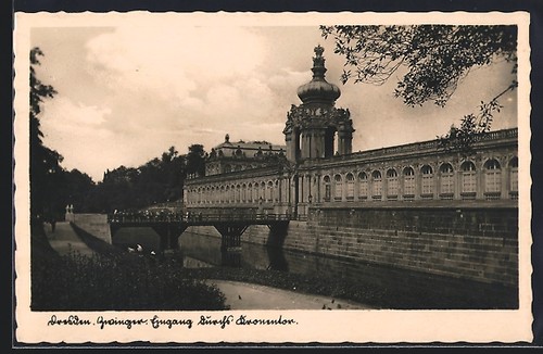 Carte postale dresde chenil - carte,